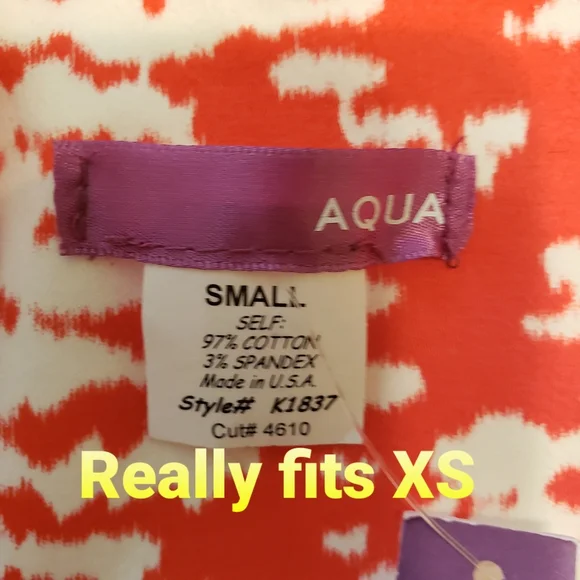 Aqua Vibrant Cropped Blazer Red White Abstract Print - Picture 7 of 12